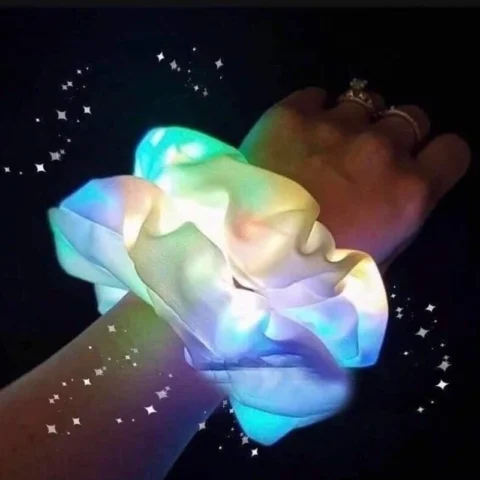ยางรัดผม เรืองแสง LED ( 1 ชิ้น)