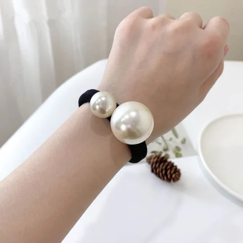 ยางรัดผมมุกใหญ่ Big Pearl Band สวยงามหรูหราคลาสสิค